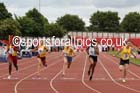 Senior girls 100 metres, 2015 English Schools, Gateshead. Photo: David T. Hewitson/Sports for All Pics